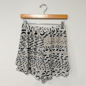 Hunter Bell Silk Abstract Shorts